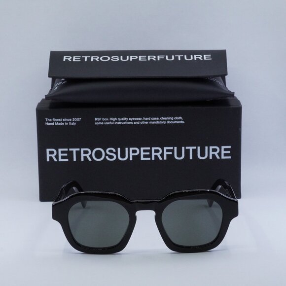 Final Price! RetroSuperFuture SALUTO BLACK 9FP Sunglasses - Picture 2 of 11